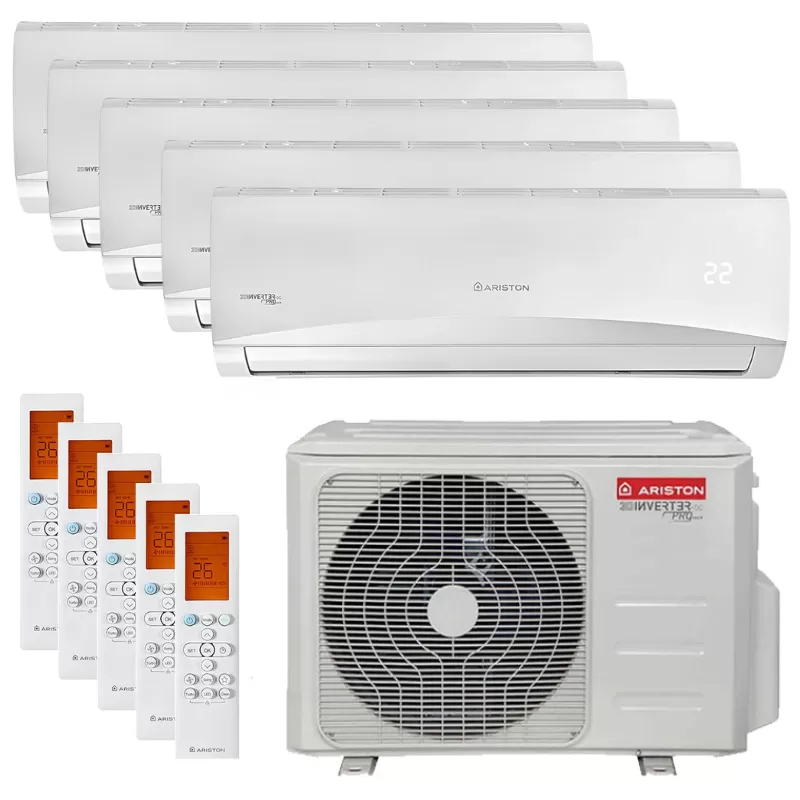 Aer conditionat multisplit 5 unitati interne Ariston Prios 125 5 x 9000 BTU