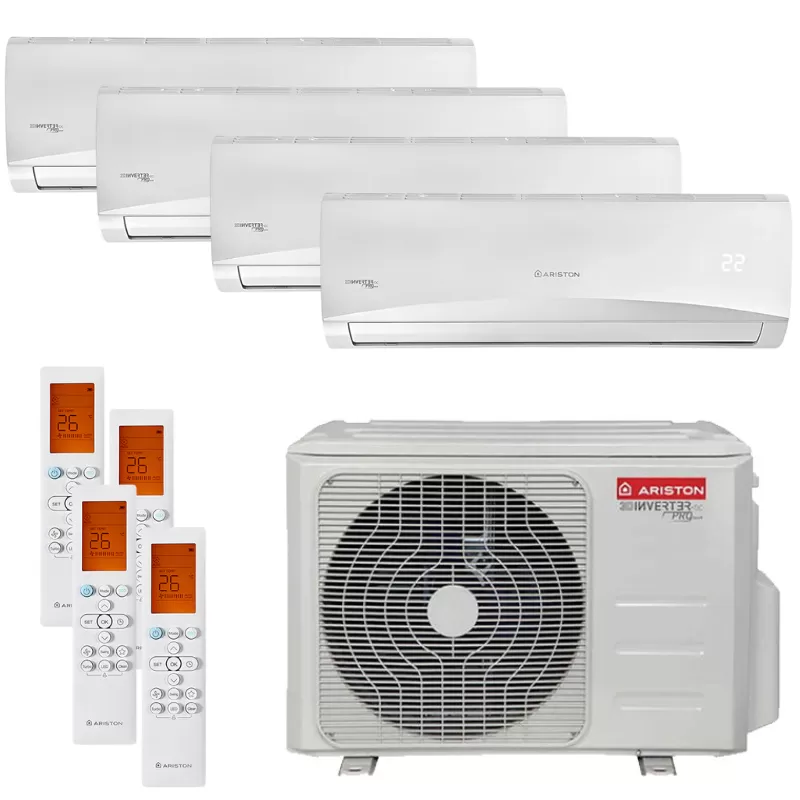 Aer conditionat multisplit Ariston Prios 110 Inverter 2 x 9000 + 2 x 12000 BTU