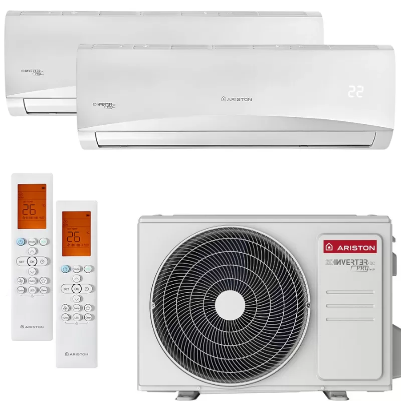 Aer conditionat multisplit Ariston Prios 50 Inverter 9000 + 12000 BTU