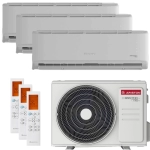 Aer conditionat triplu split Ariston Alys 80 Inverter 2 x 9000 + 12000 BTU, WiFi Ready, Clasa A++/A+, Ultra Silent