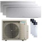 Aer conditionat multisplit Daikin Emura Bluevolution, 9000 + 2 x 12000 BTU, inverter, control WIFI, clasa A+++