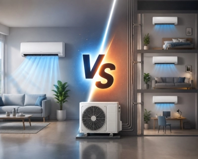Imagine reprezentativa Split vs Multisplit – Care sistem de aer condiționat este alegerea potrivită?